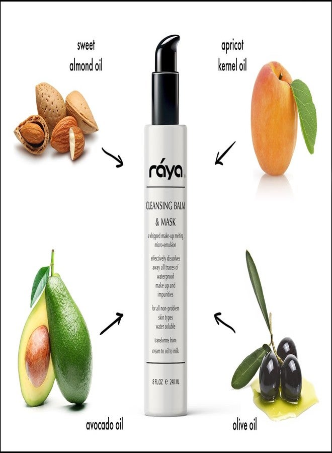 Raya Facial Cleansing Balm and Mask (155) | Natural, Water-Soluble, Fluid Cleanser and Water-Proof Make-Up Remover for Combination and Dry Skin | Can Be Used as a Gentle Cleansing Mask - Image 2